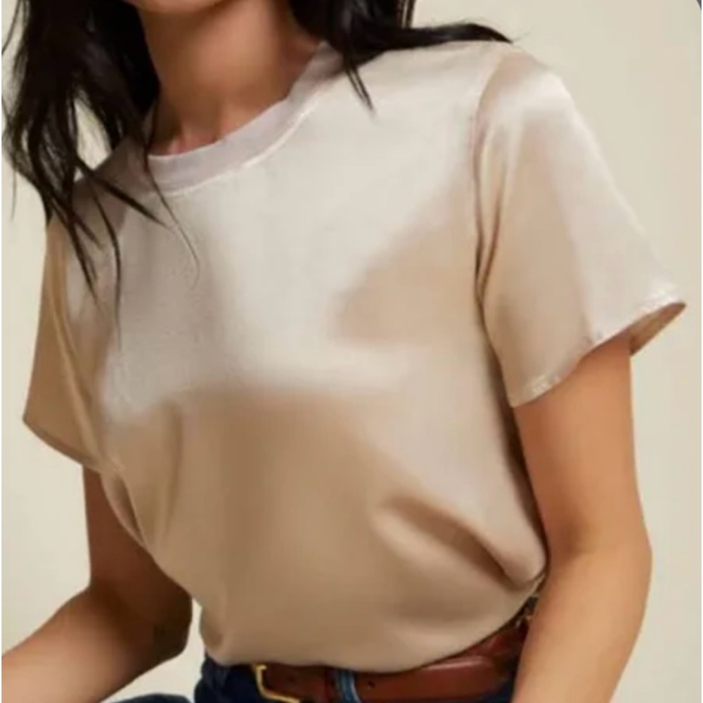 Silk shirt in almond milk (no longer available on website)